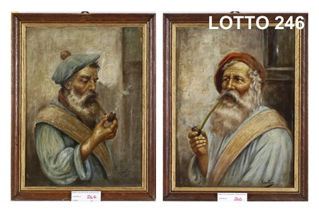 FEDERICO SCHIANCHI (1858 - 1919) ACQUERELLO SU CARTA RAFF. PAESAGGIO CON...