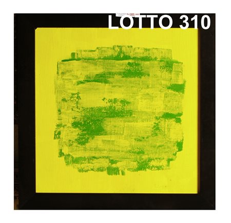 HERMAN NORMOID (1966) DIPINTO ACRILICO SU MASONITE INTITOLATO “GREEN MORNING”...