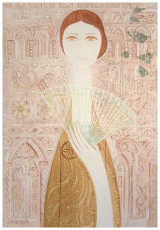 UGO PIEROTTI Pisa 1906 – Pisa 1987 Senza titolo Olio su tela 60 x 40. Firma...