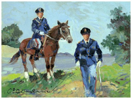 CARLO DOMENICI Livorno 1898 – Valdana di Portoferraio 1981 Senza titolo Olio...