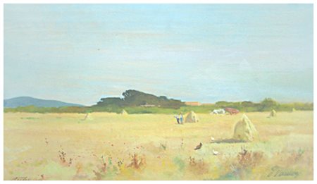 PIERO VACCARI Livorno 1926 – Livorno 1997 La campagna livornese (Banditella)...