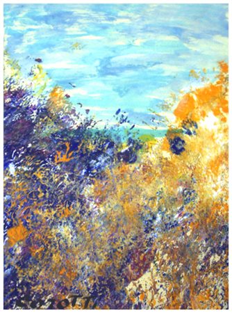 FIORELLO COROTTI Montignoso 1951 Senza titolo Olio su cartoncino 28 x 20 ca....