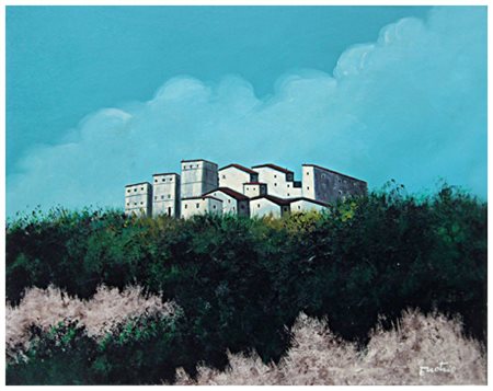 ENOTRIO PUGLIESE Buenos Aires (Argentina) 1920 – Pizzo Calabro 1989 Paesaggio...