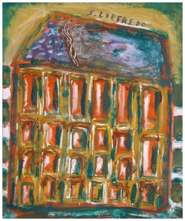 SILVIO LOFFREDO Parigi (Francia) 1920 – Firenze 2013 Senza titolo Olio su...