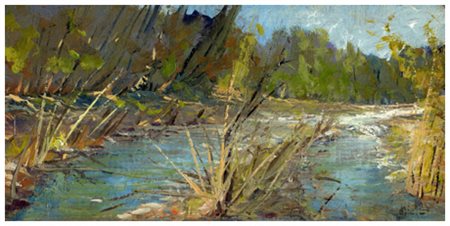 LUIGI GIOLI San Frediano a Settimo 1854 – Firenze 1947 Senza titolo Olio su...