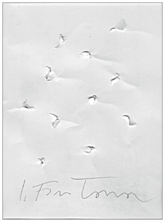 LUCIO FONTANA Rosario (Argentina) 1899 – Varese 1968 Senza titolo Strappi su...