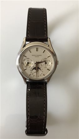 PATEK PHILIPPE Orologio Patek Philippe, calendario perpetuo, ref. 3940p. in...
