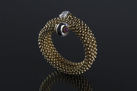 FOPE Bracciale oro 18 kt gr 88 e diamanti per cts 1.40 circa. -. .