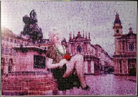 Maria Murgia "Marilyn Monroe, Omaggio a Torino" - 2015 - cm 70x100...