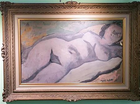 Edgardo Corbelli "Gianna" - 1955 - Olio su tela - cm 55x90 - Provenienza...