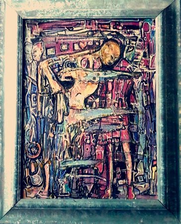 Katarzyna Jasiukiewicz "S.T." - Tecnica mista su masonite - cm 40x30