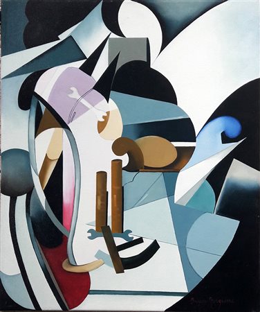 Ivan Forgione "S.T." - 1996 - Olio su tela - cm 50x60 - Firma in basso a dx -...