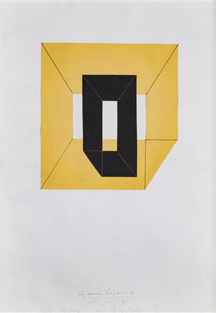 GIANNI COLOMBO (1937-1993) Senza Titolo, 1991 Tecnica mista e collage di...