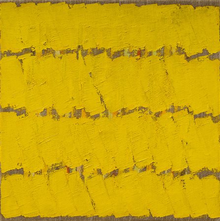 GIANCARLO BARGONI (1936) BBNC, 1981 Olio su tela cm 40x40x2 Firma, titolo e...