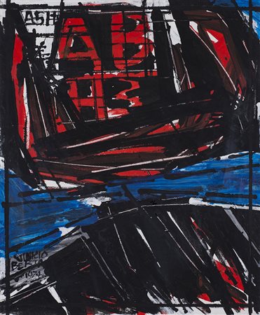 VINICIO BERTI (1921-1991) Senza Titolo, 1974 Olio su tela cm 60x50 Firma e...