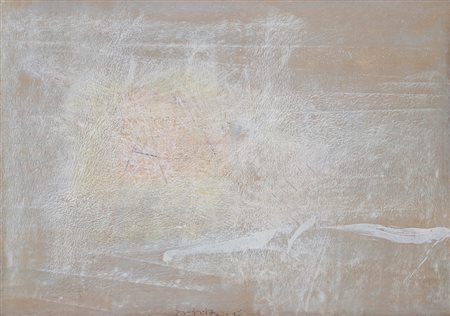 SERGIO DANGELO (1932) The "A" Field, 1960 Tecnica mista su carta...