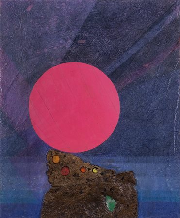 ROBERTO GAETANO CRIPPA (1921-1972) Senza Titolo, 1971 Amiantite, sughero,...