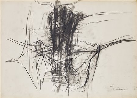 BEPI ROMAGNONI (1930-1964) S.T. Marzo 60, 1960 Matita su carta cm 50x70...