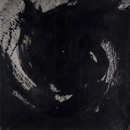 HSIA-LING TSAI (1936) Senza Titolo, 1961 Olio su tela cm 100x100 Firma in...