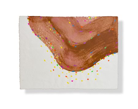 HSIAO CHIN (1935) Onde Magnetiche - 15, 1981 Tecnica mista su carta a mano cm...