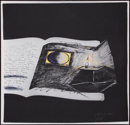 FRANCO VACCARI (1936) Senza titolo, 1986 Riporto fotografico su tela con...