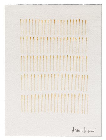 ARTURO VERMI (1928-1988) Senza Titolo Tecnica mista su cartoncino cm 27,5x20...