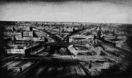 JONATHAN GUAITAMACCHI (1961) Covergenze, 2014 Tecnica mista su tela applicata...