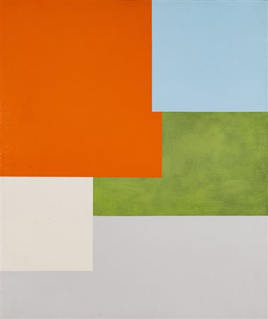 MARCO CASENTINI (1961) Paesaggio Toscano, 2001 Alchidico su tela cm 65x55x4...