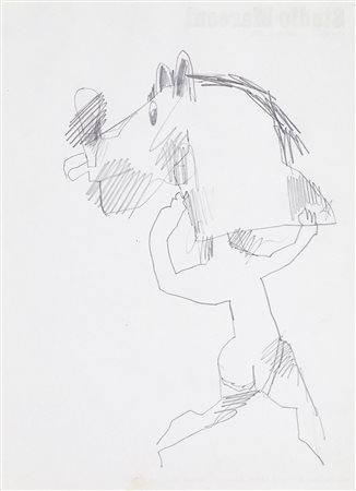 EMILIO TADINI (1927-2002) Senza Titolo (I disegni di Mezzogiorno) Grafite su...