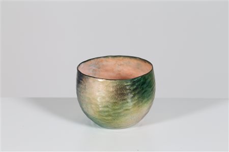 DE POLI PAOLO (1905 - 1996) Ciotola in rame smaltato, per Smalti De Poli...