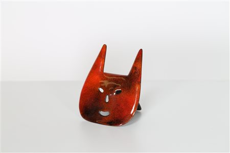 GIO PONTI - PAOLO DE POLI Diavolo in rame smaltato, per Smalti De Poli Padova...