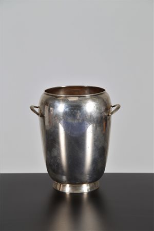 PONTI GIO' (1891 - 1979) Attrib. Portaghiaccio in argento, per Fratelli...