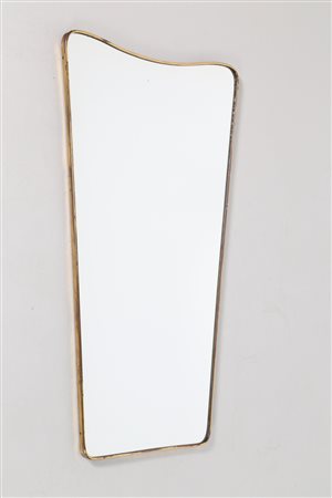 PONTI GIO' (1891 - 1979) Attrib. Specchio da parete in vetro e bordo in...