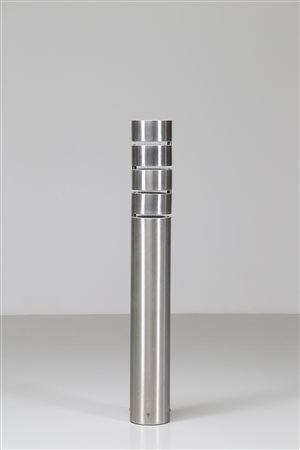STILUX Lampada da terra in metallo spazzolato, quattro segmenti mobili di...