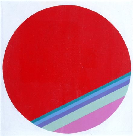 CARMI EUGENIO (Genova 1920) "Piccolo segnale" 1980 Olio su tela cm. H: 40.00...