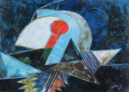 DOVA GIANNI (Roma 1925 - Pisa 1991) "Piccolo uccello brasiliano" 1966 Olio su...