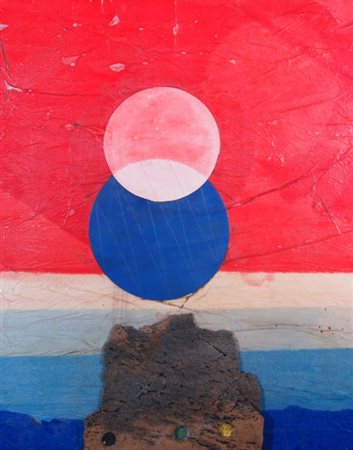 CRIPPA ROBERTO (Monza 1921 - Bresso 1972) "Senza titolo" 1971 Collage su...