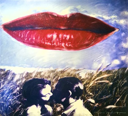 MARCELLO DI DONATO Poladream #2 foto su tela cm. 90x90, firma in basso a...