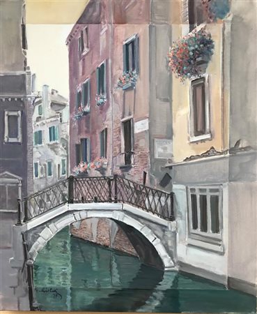 FRANCESCO SICLARI Ponte dei camini – San Zaccaria, 2017 olio su tela cm....