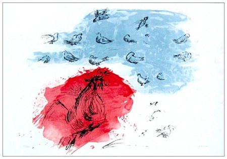 BRUNO CASSINARI 1912 – 1992 Senza titolo Litografia a colori es. XXI/XXV....