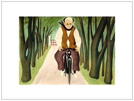 GIUSEPPE VIVIANI 1898 – 1965 Il ciclista 1955 Acquatinta a 4 rami es.122/200....