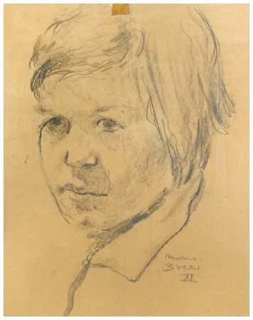 MARIO BUCCI 1903 – 1970 Senza titolo Grafite su carta 37 x 29. Firma e data...