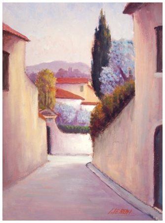 SERENO SERENA Senza titolo Olio su tavola 47 x 36,5. Firma in b. a d.