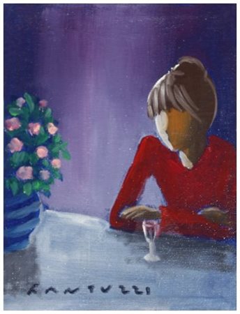 ELIANO FANTUZZI 1909 – 1987 Senza titolo Olio su tela 24 x 18,5. Firma in b....