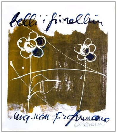 ANTONIO DEL DONNO 1927 Belli i fiorellini ma non profumano 2009 Pittura e...