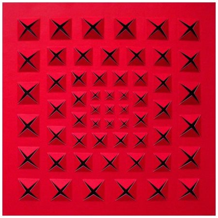 GIANLUCA PIACCIONE 1971 Defeat Acrilico su doppia tela tesa su tavola 60 x 60...