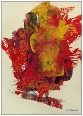 LUCIANO BARTOLINI 1948 – 1994 Senza titolo 1973 Pittura su cartoncino 30 x...