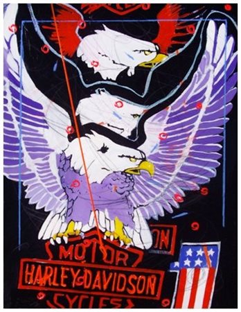 ENRICO MANERA 1948 Senza titolo Olio su tela 100 x 80. Firma sul verso....