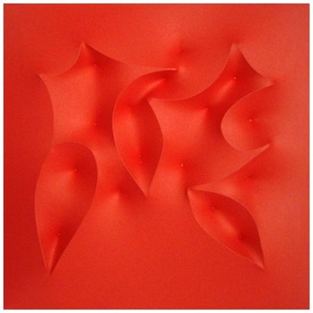 GIUSEPPE AMADIO 1944 Eabo Pittura su tela estroflessa 40 x 40. Firma e titolo...