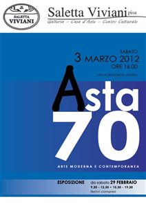 Asta N. 70 - Opere d'arte Moderna e Contemporanea